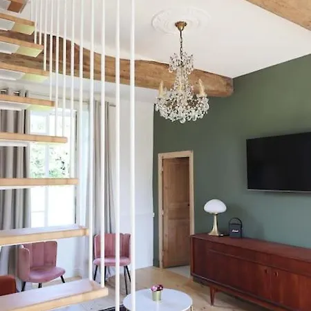 Le Perchoir De Charme Dans Chateau -spa- Apartment Brix