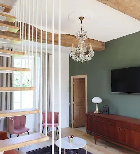 Le Perchoir De Charme Dans Chateau -spa- Appartement Brix